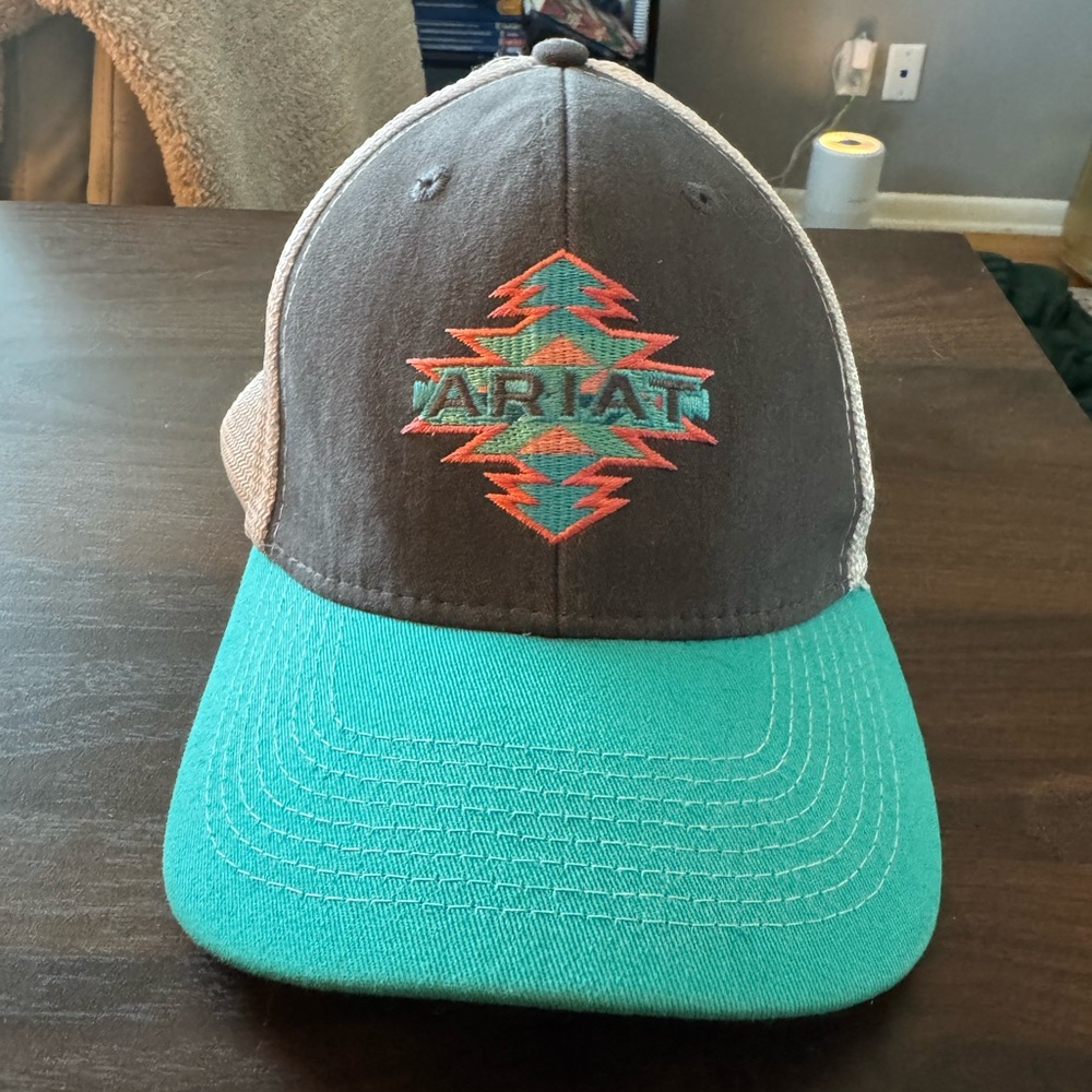 Ariat Charcoal and Turquoise Hat